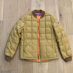 Best Made , Quilted Down filled flight jacket